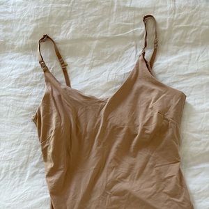 HATCh Maternity nursing tank, Tan